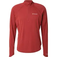 Columbia Men's Stealth Spring Long Sleeve Half Zip Technical T-shirt red oxide (632) M