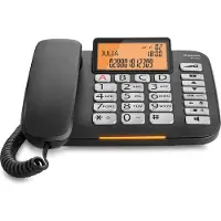 Siemens Festnetztelefon DL580 Schwarz
