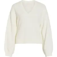 Vila Vioa V-ausschnitt Strickpullover