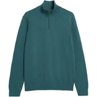 Armedangels FAABES STRICKPULLOVER | 100% Bio-Baumwolle - petrol (XL)