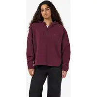 Noisy May Fleecepullover "NMCOZY L/S HALFWAY ZIP SWEATER JRS NOOS", Polyester, relaxed fit
