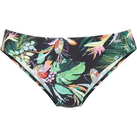 Venice beach Bikini-Hose "Sandrine", Damen, Gr. 42, weiß, neutral, Recycling-Polyamid, bedruckt, geblümt, Badehosen Bikini-Hose, mit buntem Blumenprint
