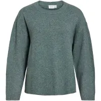 Vila Viliga Rundhals Strickpullover