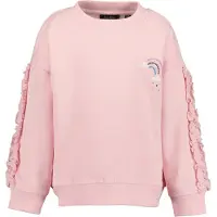 Blue Seven Sweater "Sweatshirt", Mädchen, Gr. 134, rosa (4040, rosa), 100% Baumwolle, normal normal, Rundhals, gerader Abschluss, Sweatshirts Sweater