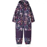 Name It Mini Softshelloverall "NMFALFA08 SOFTSHELL SUIT AOP 1FO NOOS" mit verstellbarer und abnehmbarer Fußschlaufe