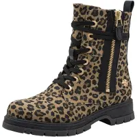 Marco Tozzi by GMK Damen Stiefel mit, Beige (LEO BEIGE), 41 EU