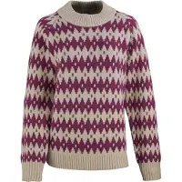 Fjällräven Women's Övik Jacquard Knit Wollpullover für Damen