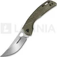 Fox Edge Persian - Stonewash - Micarta Taschenmesser, olivgrün