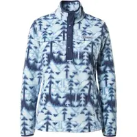 Columbia Women's Benton Springs Printed 1/2 Snap Fleece rainy day, sketchup (447) L