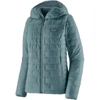 Patagonia - Women's Nano Puff Hoody - Kunstfaserjacke Gr M türkis/grau