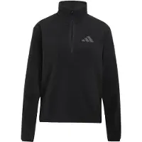 Adidas Rollkragenshirt TERREX "MULTI ESSENTIALS HALF ZIP FLEECE T", Damen, Gr. S, schwarz, Obermaterial: 100% Polyester, Shirts Rollkragenshirt