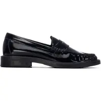 Xti für Damen. 14602101-NEGRO Mokassins 146021 schwarz (40), 1 bis 3 cm, Keine, Lässig, Klassisch