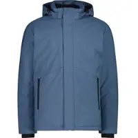 CMP MAN Padded Long Jacket DET Hood avio (N876) 50
