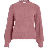 Vila Vinikolina Stehkragen Strickpullover