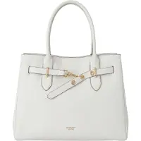 Gian Marco Venturi Gianmarco Venturi Handtasche Damen Kunstleder Reißverschluss 37x26 cm Bianco UNICA hite