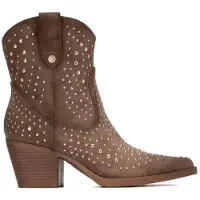 Xti für Damen. 14619201-TAUPE Stiefeletten 146192 taupe (37), 5 bis 8 cm, Reißverschluss, Lässig