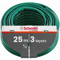 Schmith Gartenschlauch 25 m 1/2 Zoll Wasserschlauch robust | Gartenbewässerung Premium Bewässerungsschlauch Schlauch für Garten Rasensprenger