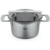 Fissler Phi Collection 016-113-16-000-0 Kochtopf, 16 cm, 1.9 Liter, Glasdeckel