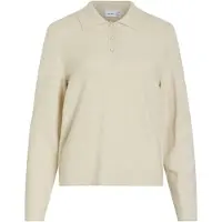 Vila Viril Gestrickter Poloshirt