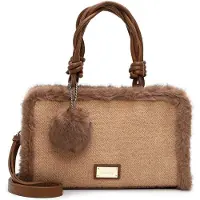 Tamaris Shopper "Shopper TAS Madlin", Damen, Gr. B/H/T: 32cm x 20cm x 11cm 0, grau (taupe 900), Polyester, Taschen Shopper