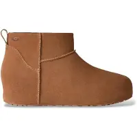 Ugg für Damen. 1180412 Stiefeletten aus Leder Classic Mini Enwrap braun (36), Wohnung, Keine, Lässig