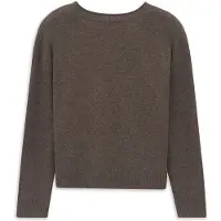 Bugatti V-Ausschnitt-Pullover "Regular Fit", Damen, Gr. L, braun (90, braun), 100% Kaschmir, unifarben, regular fit, V-Ausschnitt, Pullover V-Ausschnitt-Pullover, V-Ausschnitt Regular Fit Kaschmir