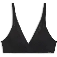 BOSS Bralette-BH "PADDED SOFT B LACE" aus super softer Spitze mit goldener Plakette