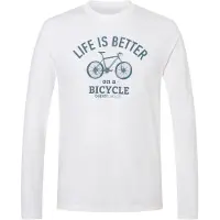 Super.natural - Better Bike Bio C L/S - Merinolongsleeve Gr L weiß