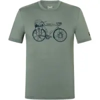 Super.natural - Wander Wheel Tee - Merinoshirt Gr XXL oliv/grün