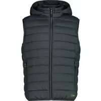 CMP MAN Padded Vest Snaps Hood black pine (F969) 46