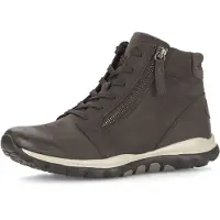 Gabor Damenschuhe Stiefel Schnürer Grau Freizeit