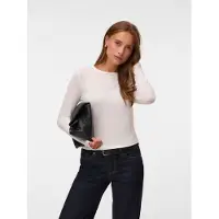 Vero Moda Langarmshirt "VMADA LS TOP JRS NOOS" Materialmix, regular fit