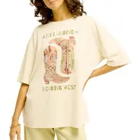 Billabong Oversize-Shirt "Ready To Roam", Damen, Gr. S, beige (weiß cap), Obermaterial: 100% Baumwolle., Shirts Oversize-Shirt