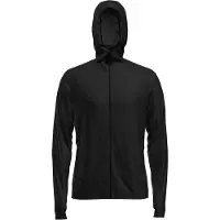 Icebreaker - 150 MerinoFine Ace L/S Zip Hoodie - Merinohoodie Gr M schwarz
