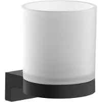 Hansgrohe AddStoris S Zahnputzbecher, 41769670, Farbe: Mattschwarz