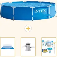 Intex Frame Pool Rund - 305x76 cm - 4-teilig S21330