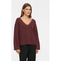 Vila Viliga V-ausschnitt Strickpullover