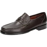 Sioux Slipper "Sassodor-700", Herren, Gr. 41.5 (UK 7 1/2), braun (dunkelbraun), Schuhe Slipper