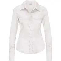 MADELEINE Hemdbluse "Bluse Hemdbluse mit glänzendem Finish" Satinbluse