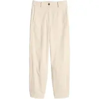 Marc O'Polo Cordhose "Minu Barrel", Damen, Gr. 40, N-Gr, linen beige, Cord, Obermaterial: 98% Baumwolle, 2% Elasthan, barrel fit lang, Hosen Cordhose, Model: Minu barrel aus Bio-Baumwolle-Mix