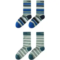 Reima - Kid's Parit Stripe Socks - Merinosocken Gr 30-33 bunt