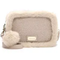 Tamaris Umhängetasche "Umhängetasche TAS Madlin", Damen, Gr. B/H/T: 25cm x 15cm x 6cm 0, grau (lightgrau 810), Polyester, Taschen Umhängetasche