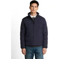 Tom Tailor Steppjacke DENIM, Herren, Gr. L, blau (sky captain blau), Web, Obermaterial: 100% Polyester. Futter: 100% Polyester, Jacken Steppjacke, mit Reißverschluss, aus Polyester