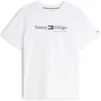 Tommy Hilfiger "BRAND LOVE RWB GRAPHIC" Auffälliger Frontprint mit Schriftzug, normale Passform