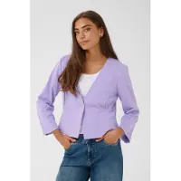 Culture Blusenblazer "Damen Blazer CUpiil", Damen, Gr. 44, lila (violet tulip), Obermaterial: 74% Polyester PES. 22% Viskose CV. 4% Elasthan EL., Blazer Blusenblazer
