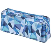 Herlitz Wild Animals Blue, Weiches Federmäppchen, Polyester, Blau, Muster, Reißverschluss, Pubertät