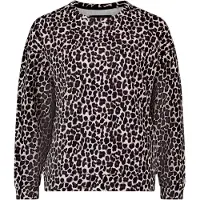 Betty Barclay Sweatpullover mit Rundhalsausschnitt in Schwarz/Beige | Gr.: S