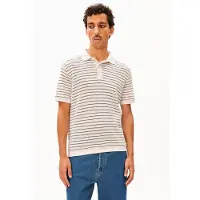 Armedangels MAARIO STRICK-POLOSHIRT |100% Bio-Baumwolle - beige (XL)