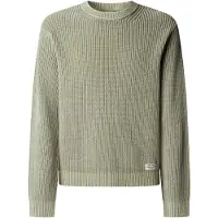 Pepe Jeans für Herren. PM7000093 Pullover Dorian Crew grün (XL), Lässig, Baumwolle