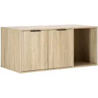 vidaXL Katzenkiste Möbel Sonoma-Eiche 100 x 49 x 45 cm Holzwerkstoff
